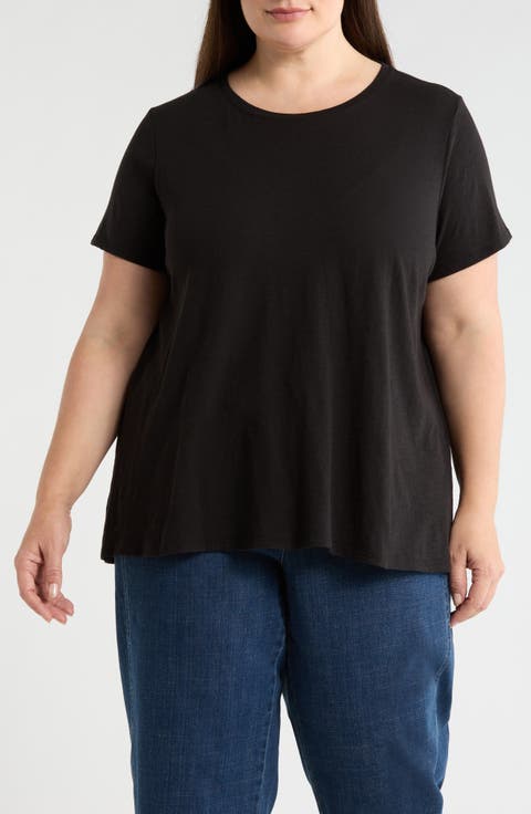 Organic Cotton Crewneck T-Shirt (Plus)