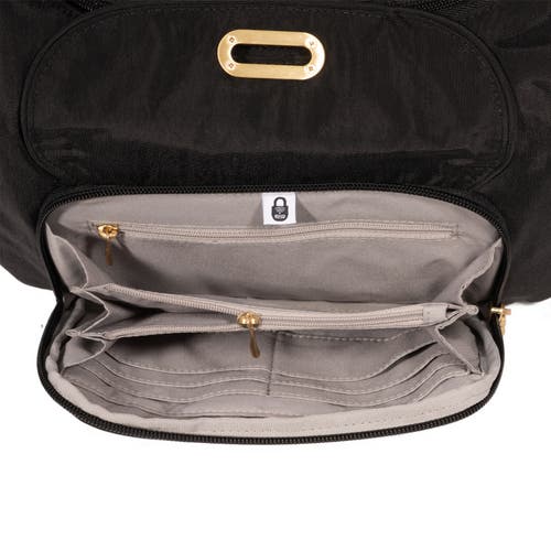 Baggallini Coastal Flip Lock Half Moon Bag