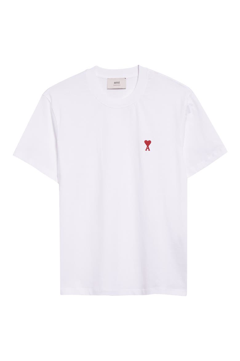 Ami de Coeur Organic Cotton T-Shirt, Alternate, color, WHITE