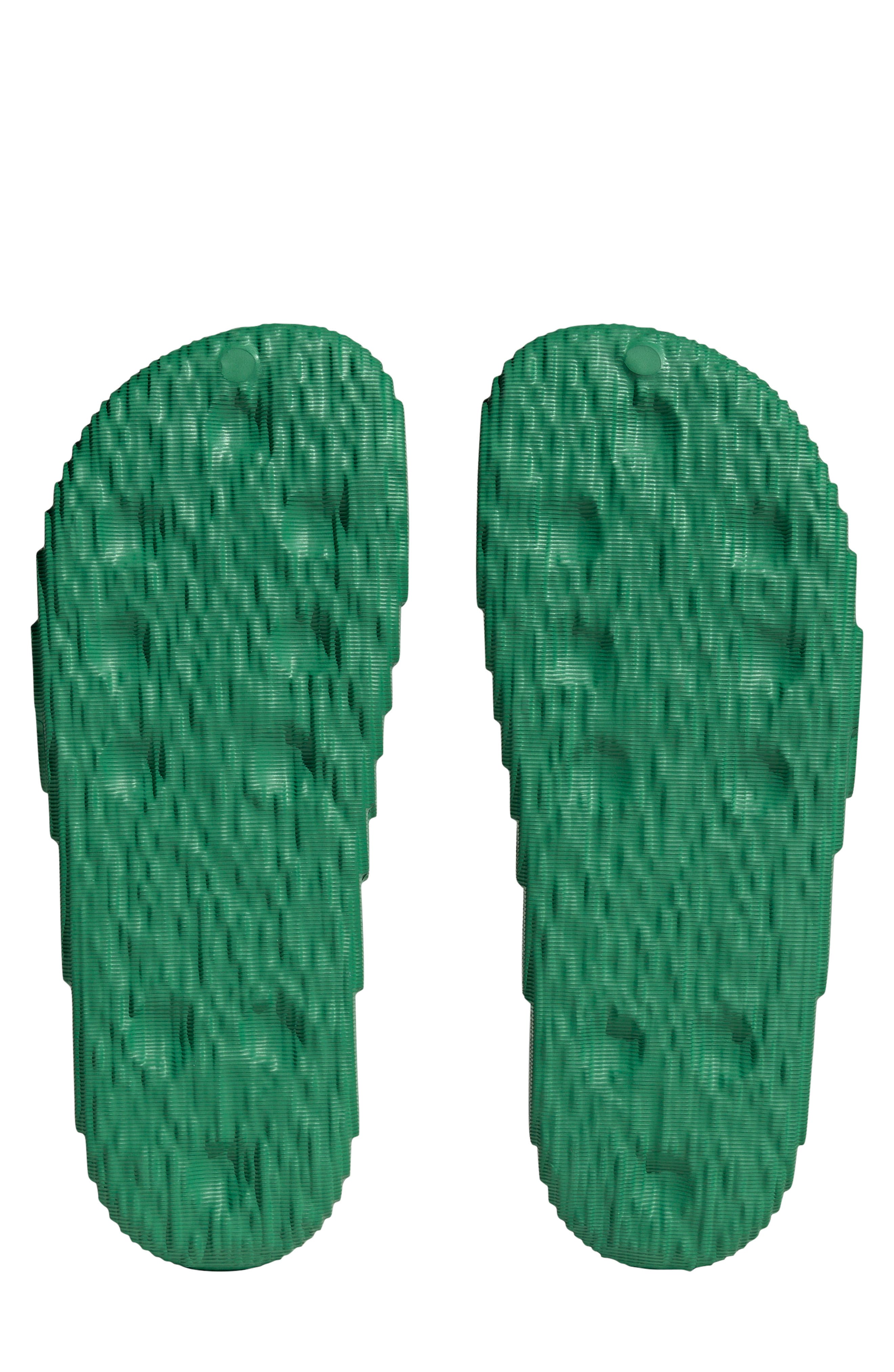 adidas Gender Inclusive Adilette 22 Sport Slide, Alternate, color, Green/ Ftwr White/ Green