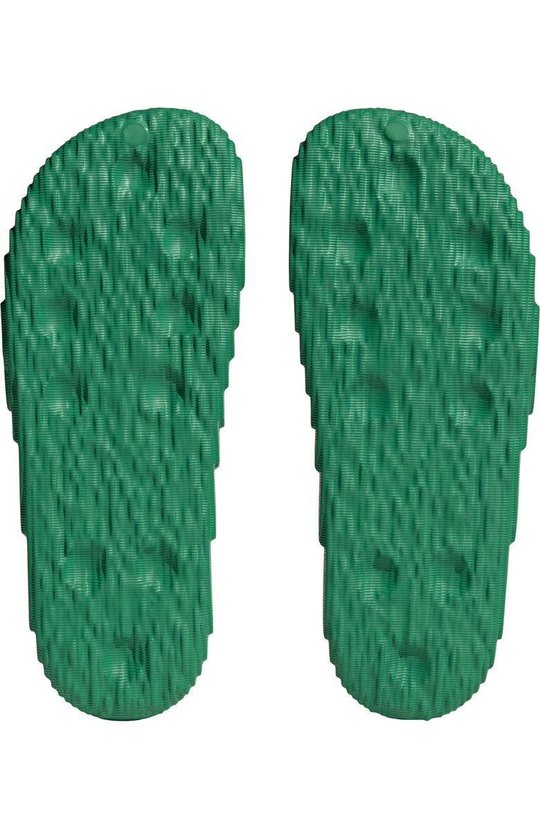 adidas Gender Inclusive Adilette 22 Sport Slide, Alternate, color, Green/ Ftwr White/ Green