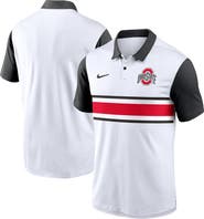 Nike Men's Nike White Ohio State Buckeyes Primetime Campus Vapor Performance Polo