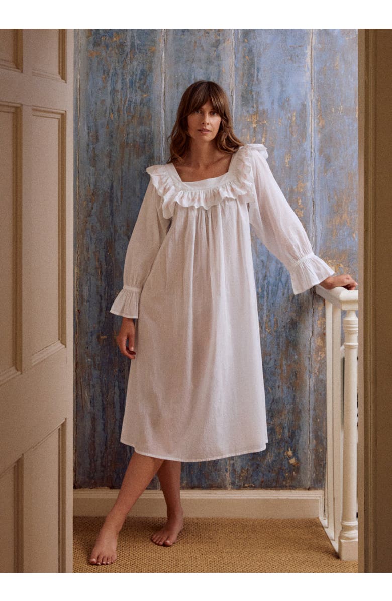 If Only If Frankie Nightdress, Alternate, color, White