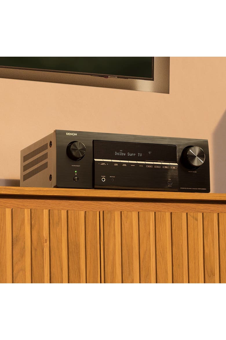 AVR-X2900H 7.2 Channel 8K Home Theater Receiver with Dolby Atmos & HEOS Built-In, Alternate, color, Black