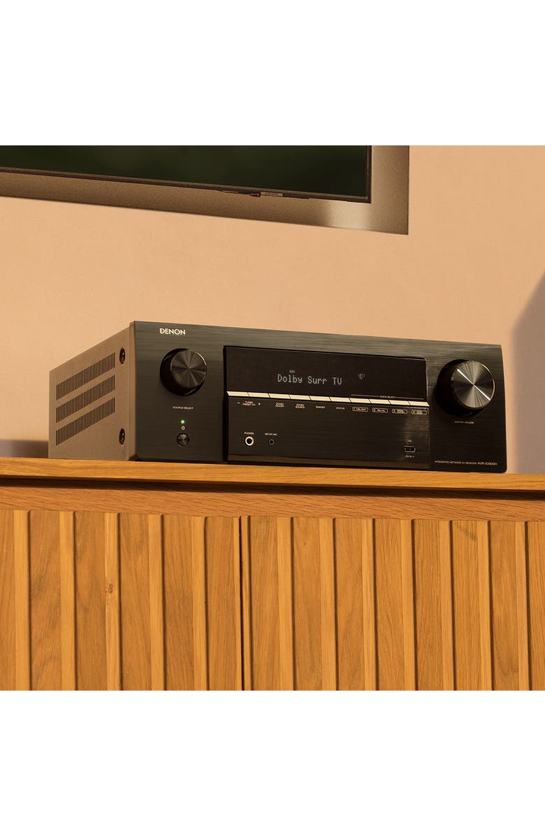 Denon AVR-X2900H 7.2 Channel 8K Home Theater Receiver with Dolby Atmos & HEOS Built-In, Alternate, color, Black