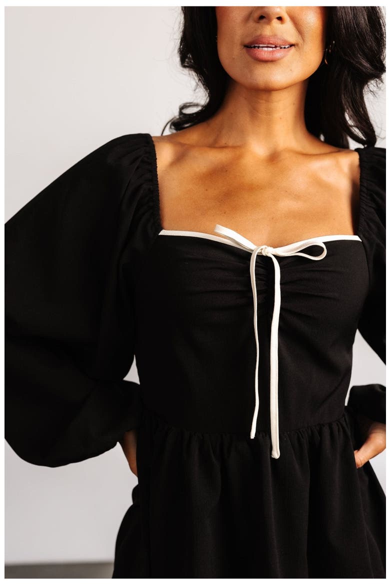 Barcelona Tiered Dress, Alternate, color, Black