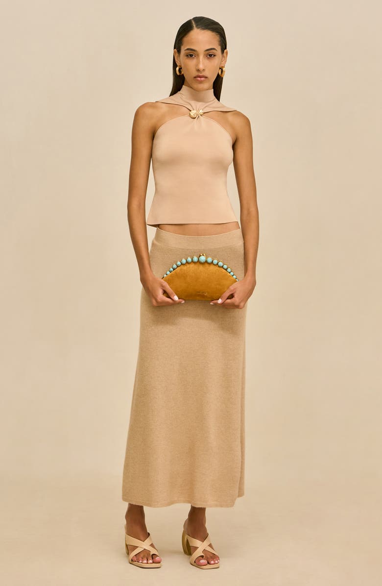 Cult Gaia Katherine Sleeveless Top, Alternate, color, Sesame