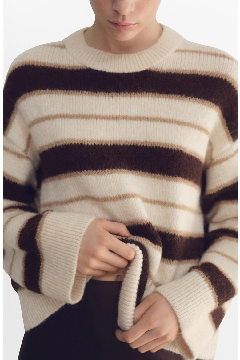 Nuevayol Stripe Sweater, Main, color, ECRU