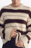 MANGO Nuevayol Stripe Sweater