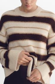 MANGO Nuevayol Stripe Sweater