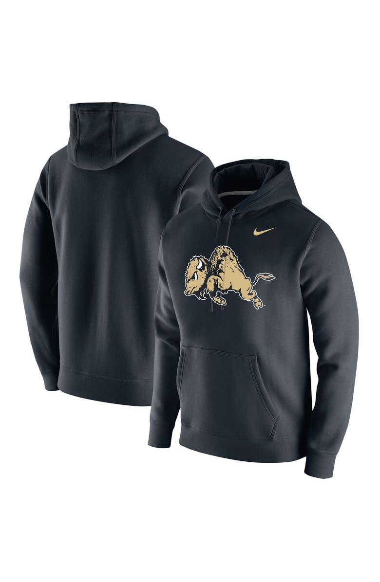 Nike Men's Nike Black Colorado Buffaloes Vintage School Logo Pullover Hoodie, Main, color, 