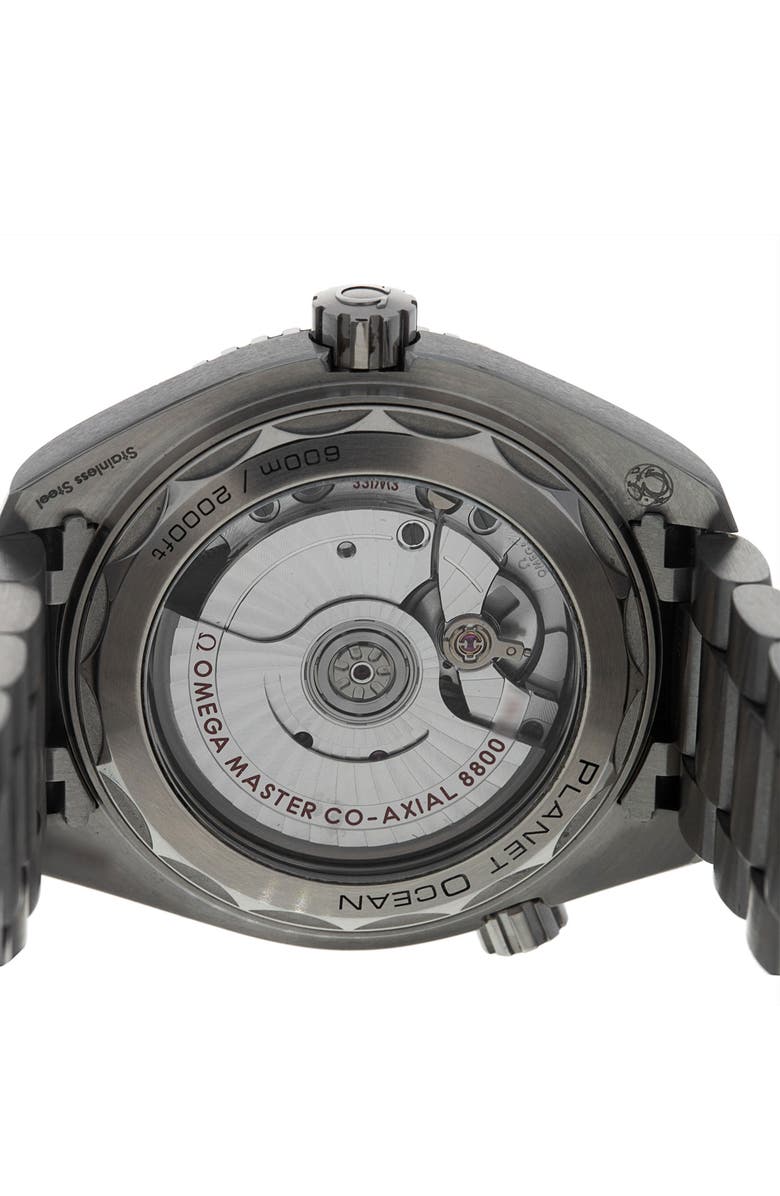 Watchfinder & Co. Omega Preowned 2023 Planet Ocean Bracelet Watch, 40mm, Alternate, color, 