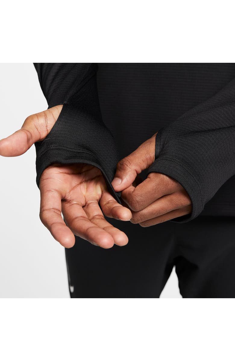 Nike Pacer Dri-FIT Half Zip Long Sleeve Running Shirt, Alternate, color,