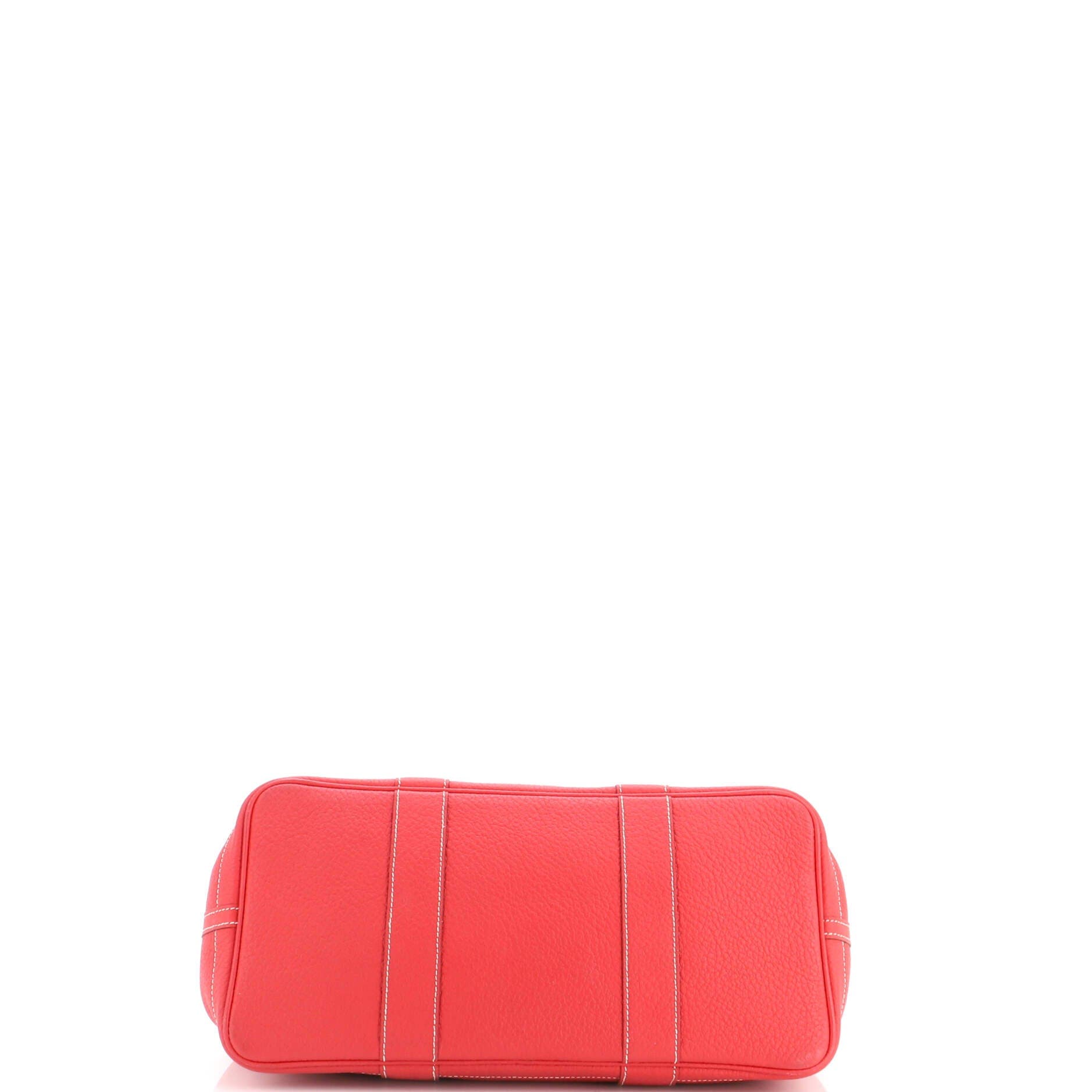 Garden Party Tote Leather 36, Alternate, color, Red