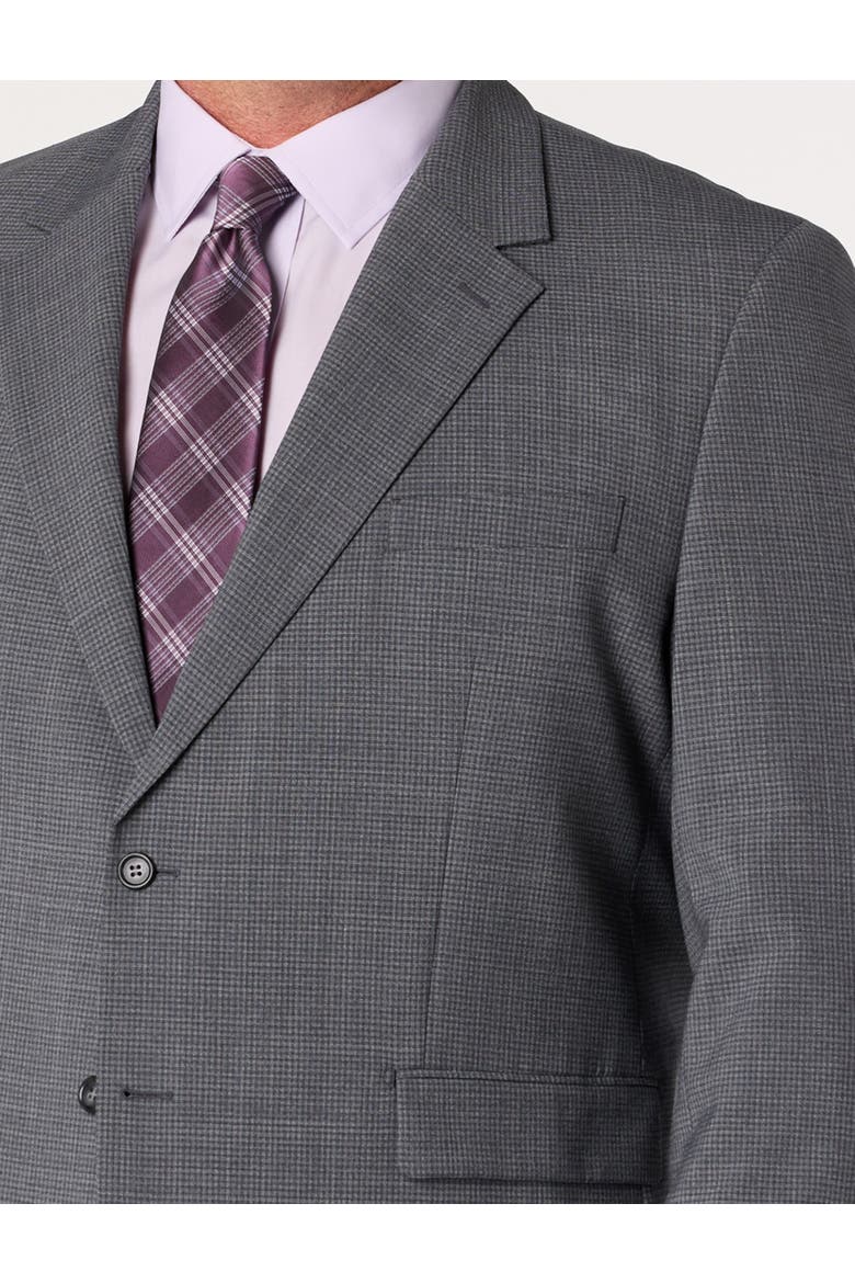 Big & Tall Tonal Suit Jacket, Alternate, color, GREY