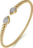 Gabriel & Co. Bujukan Beaded Diamond Pavé Cuff Bracelet