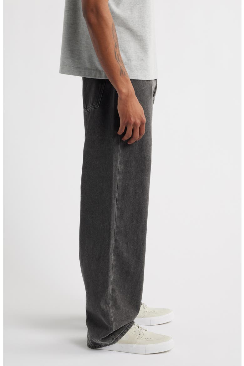 Medici Wide Leg Jeans, Alternate, color, BLACK STONE WASHED