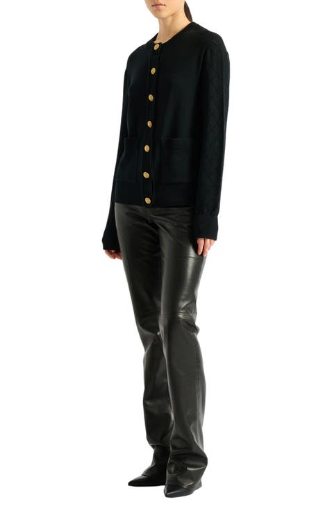 Knit cardigan