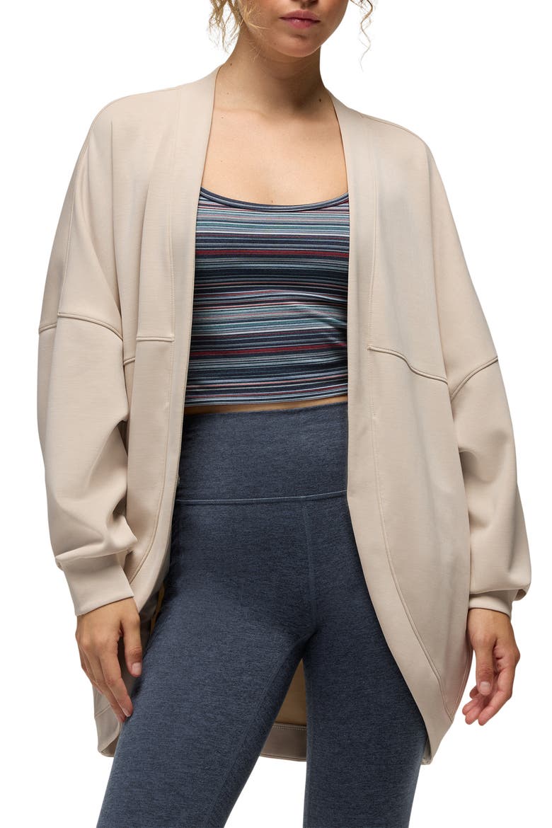 Shea Soft Cardigan, Main, color, ALMOND