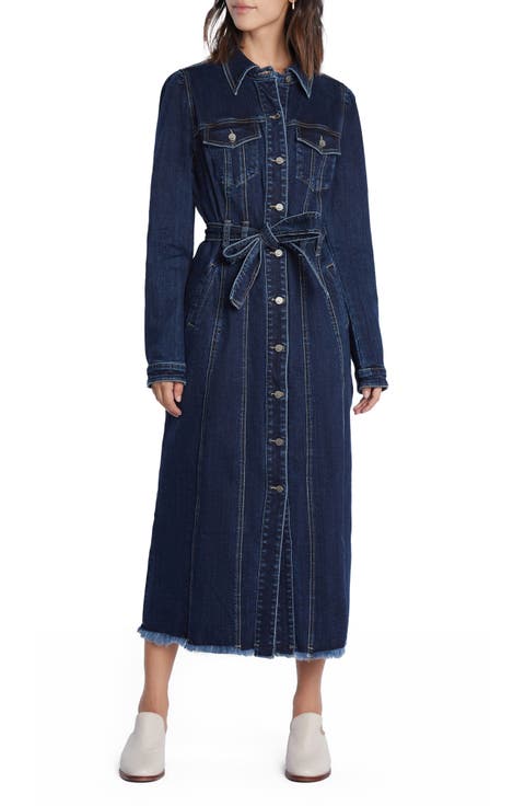 Long Sleeve Denim Shirtdress