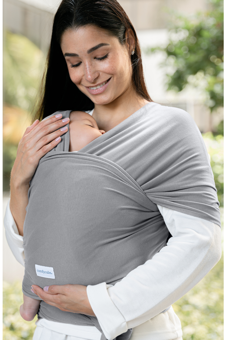 Baby Wrap Carrier, Alternate, color, Slate Grey