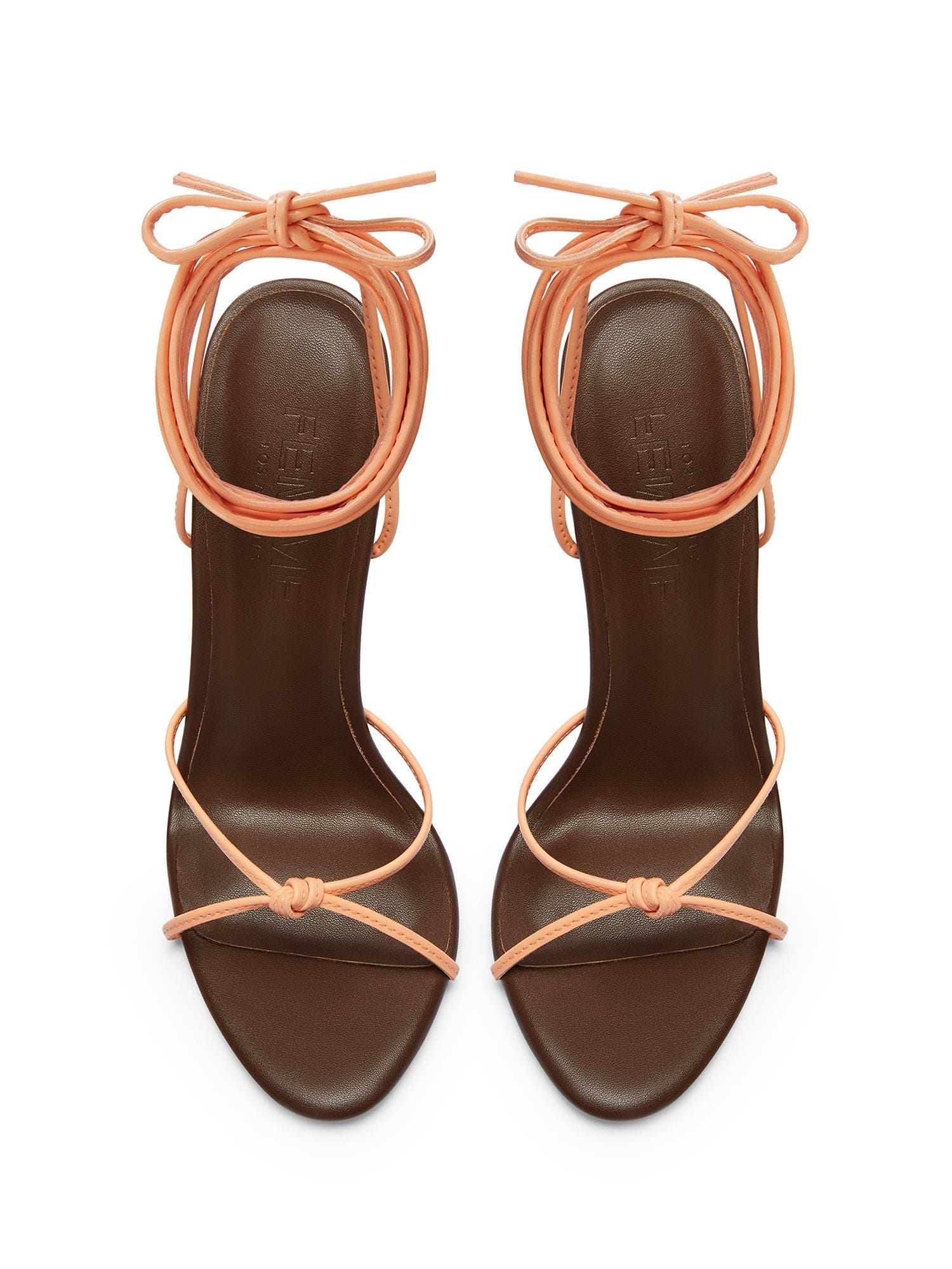 FEMME Athens Lace Up Sandal, Alternate, color, Coco/Peach