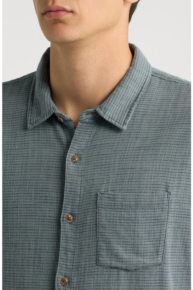 Classic Stretch Selvage Striped Shirt, Alternate, color, BALSAM MINI STRIPE