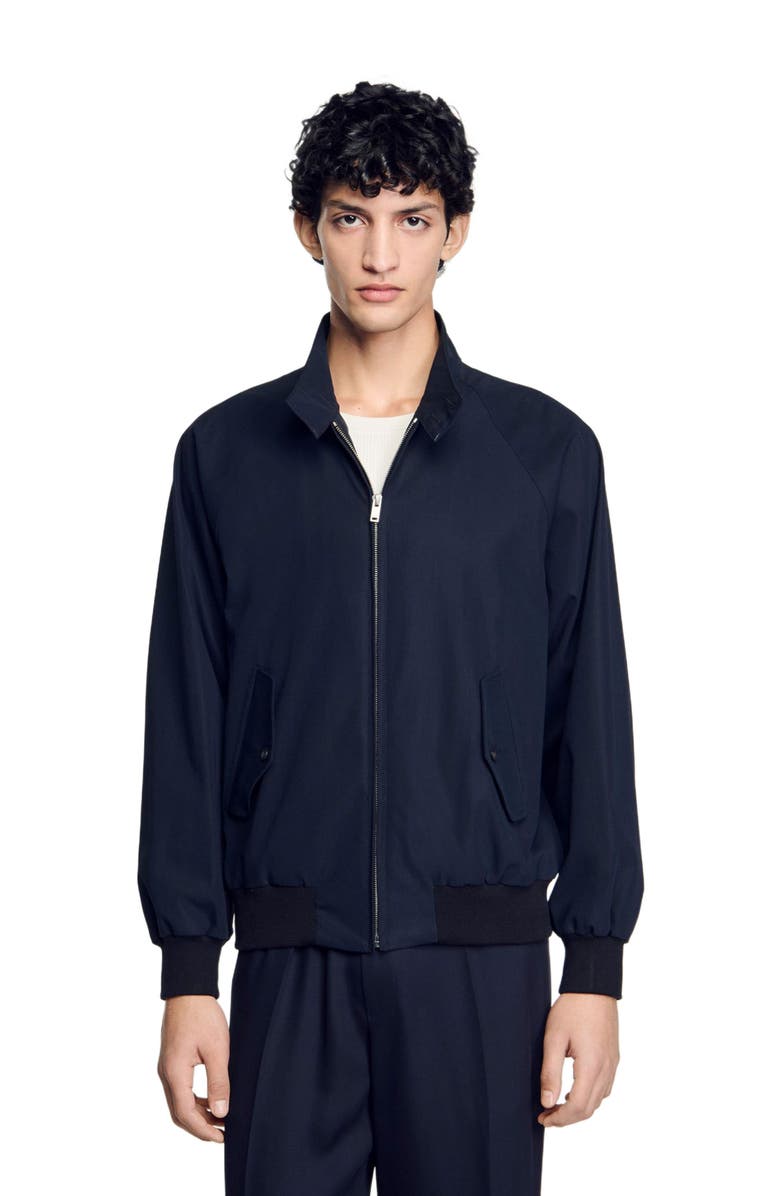 SANDRO High-neck jacket, Main, color,