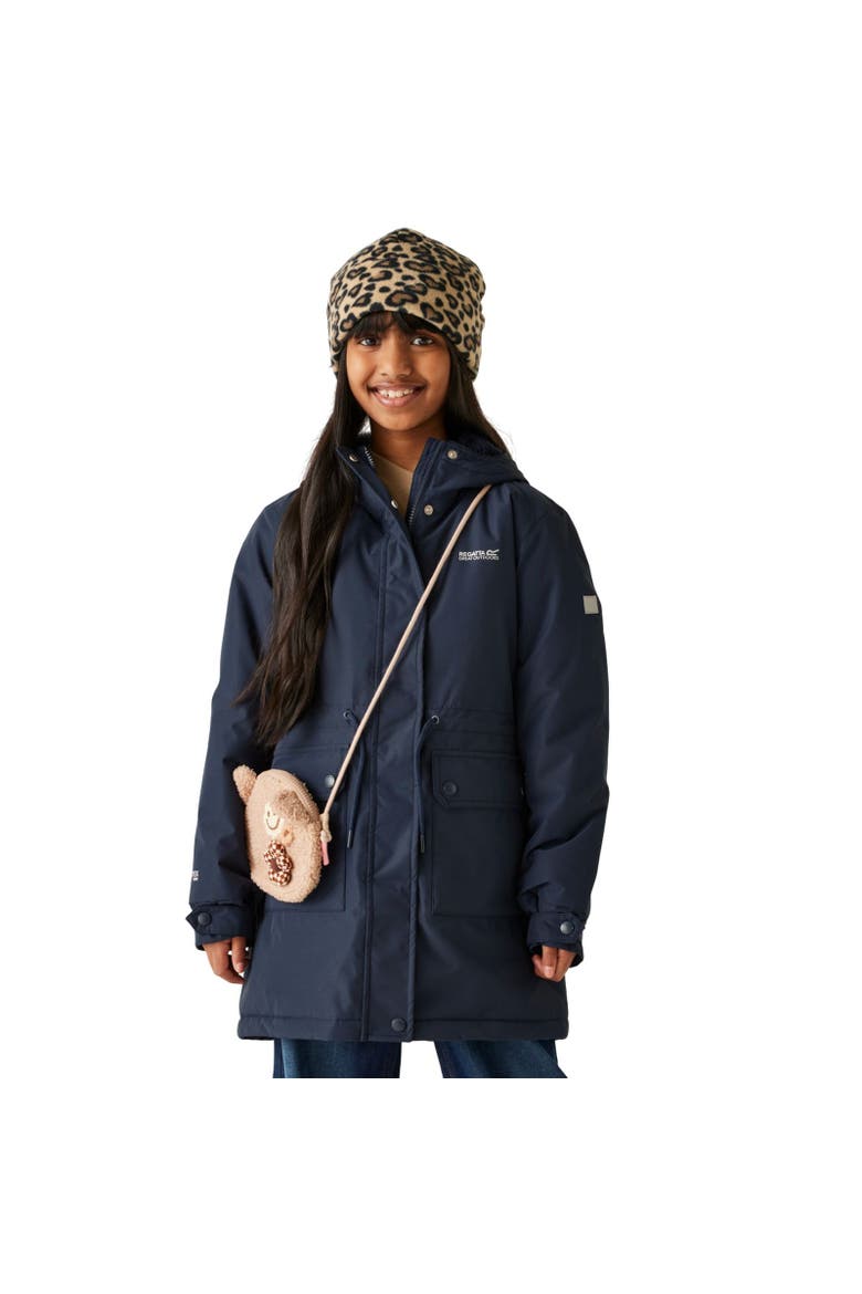Childrens/Kids Valenta Waterproof Jacket, Alternate, color, Navy