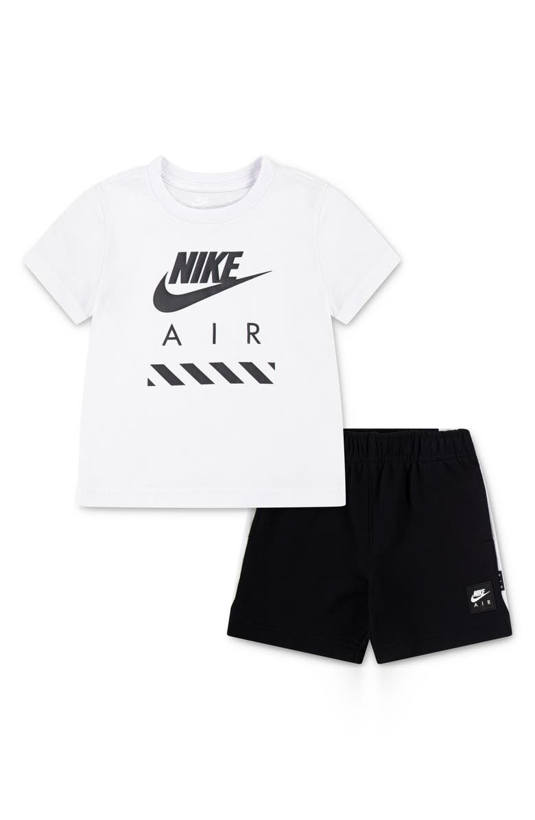 Nike Kids' Air Graphic T-Shirt & Shorts Set, Main, color, Black