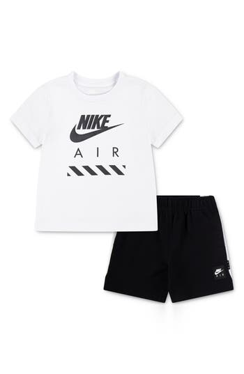 Nike Boys   Nsw Air Ss Short Set In White