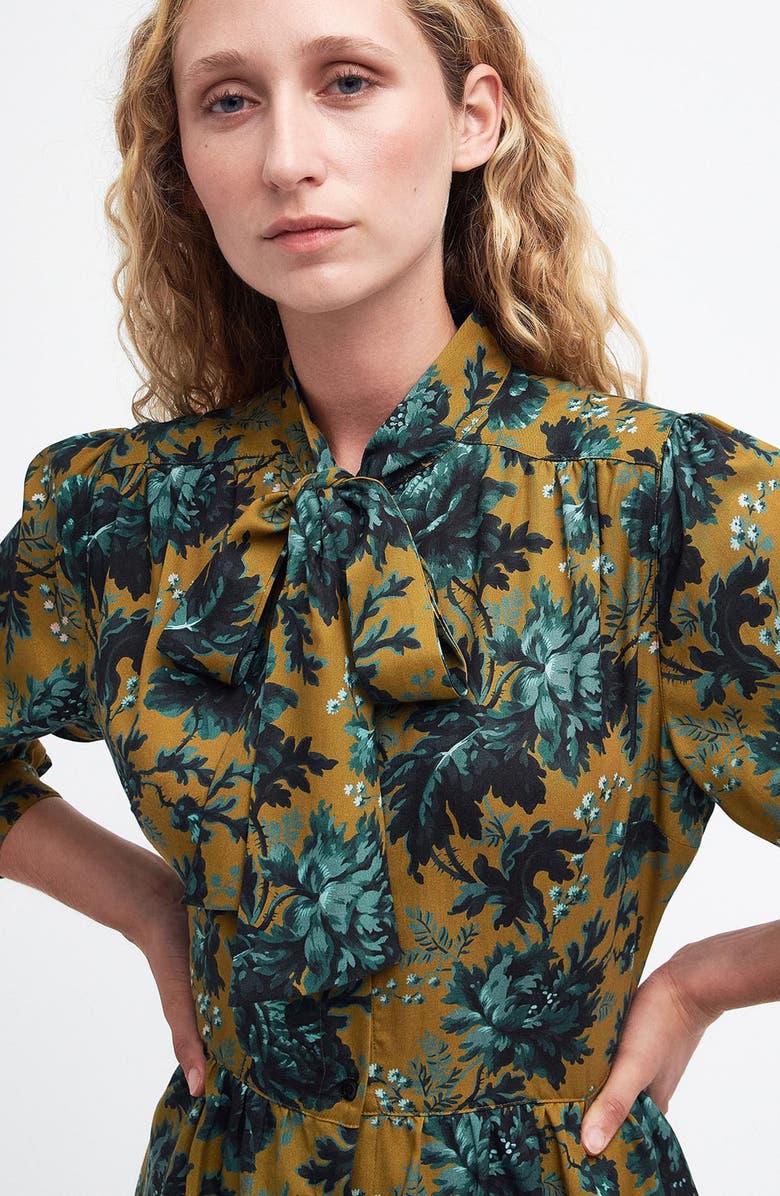 Barbour Queensbridge Floral Long Sleeve Shirtdress, Alternate, color, 