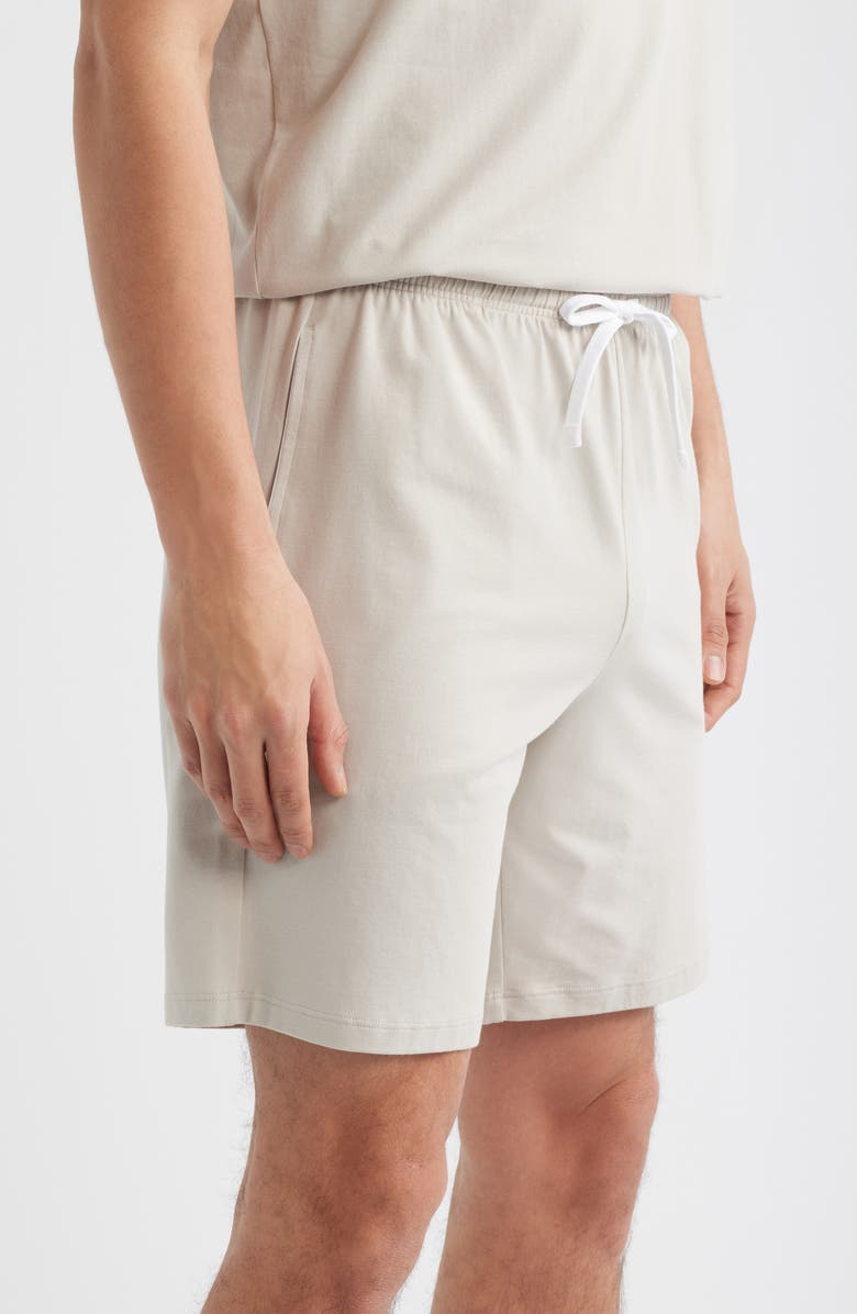 BOSS Mix Match Pajama Shorts, Alternate, color, Open Grey