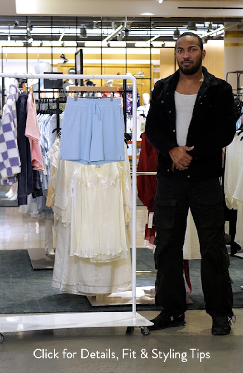 Kids' Waffle Knit Cotton Shorts, sales video thumbnail