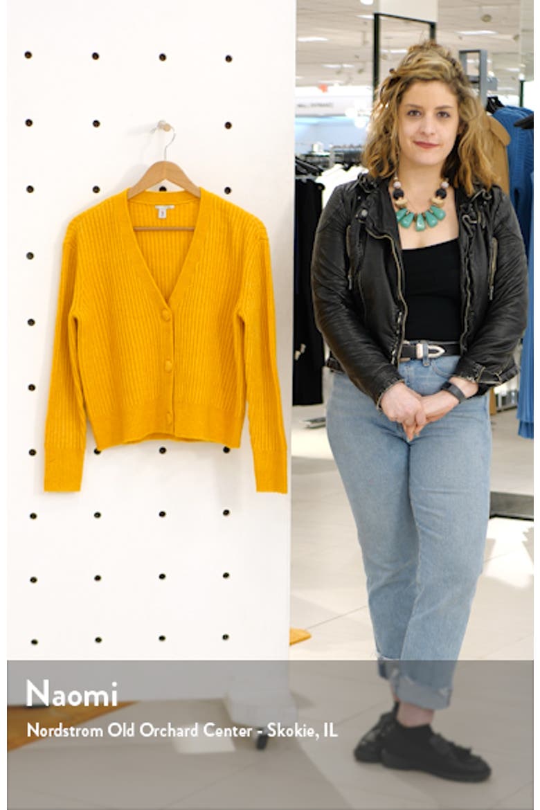 Ribbed V-Neck Cardigan video