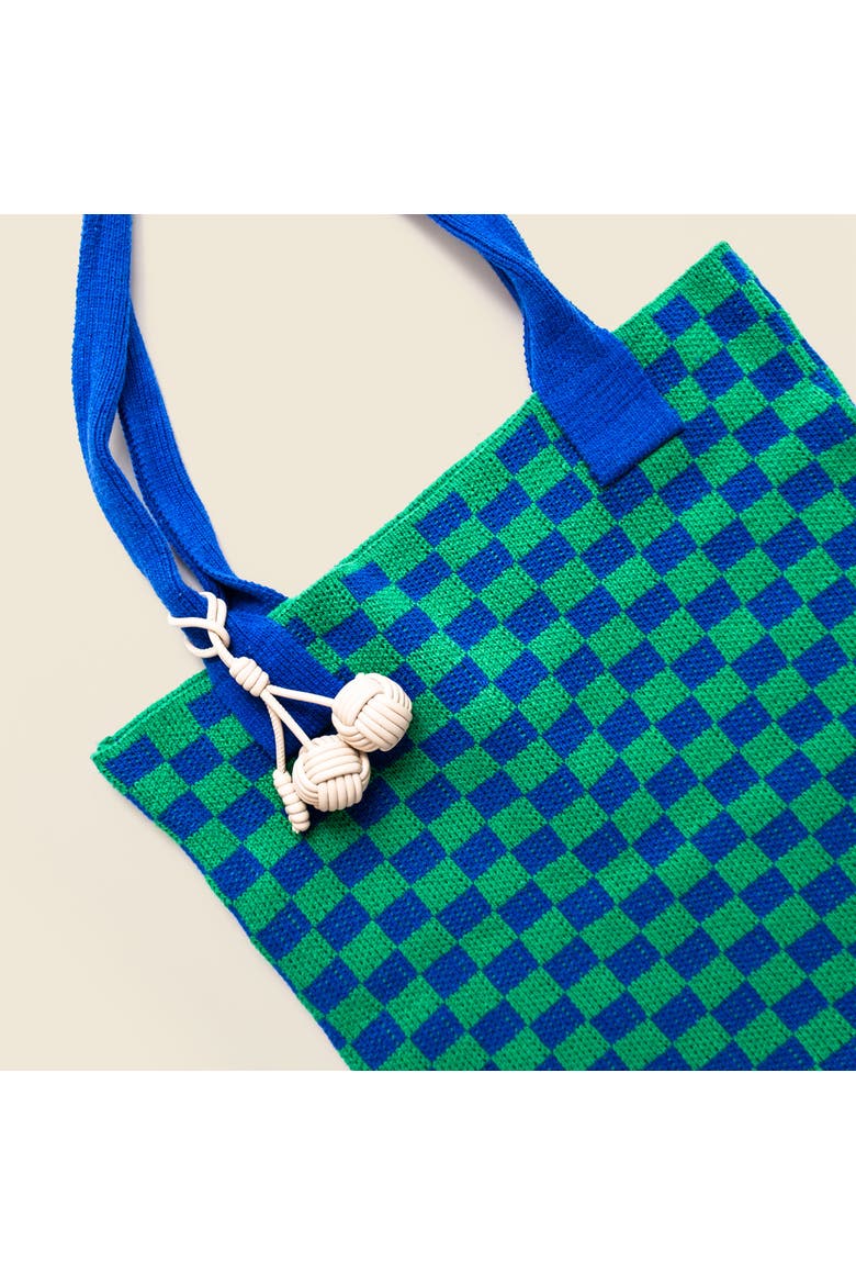 Vegan Leather Tassel Bag Charm, Alternate, color, Cream