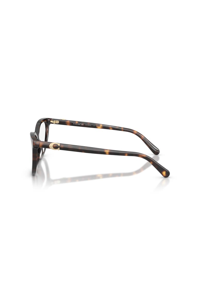 53mm Rectangle optical glasses, Alternate, color, Tortoise