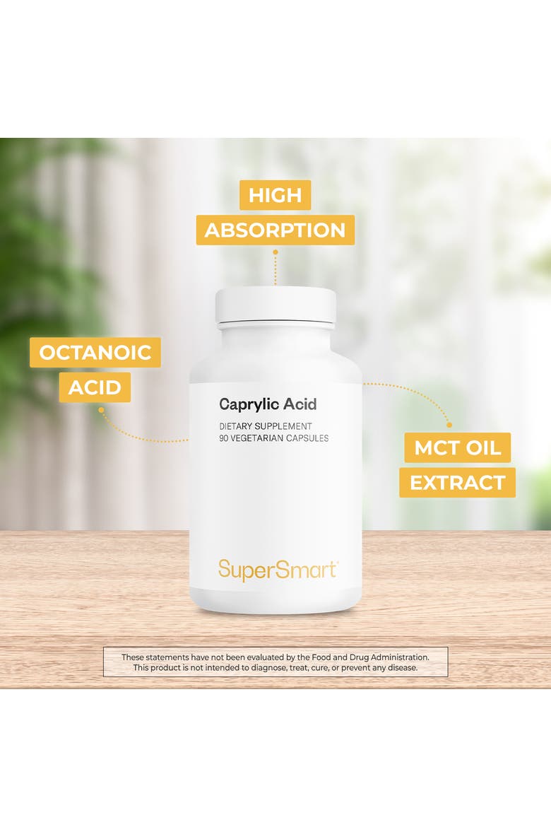 Caprylic Acid 1350mg per Day, Alternate, color, None