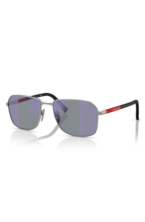 Prada Linea Rossa Mann Sunglass Ps A51s In Gunmetal