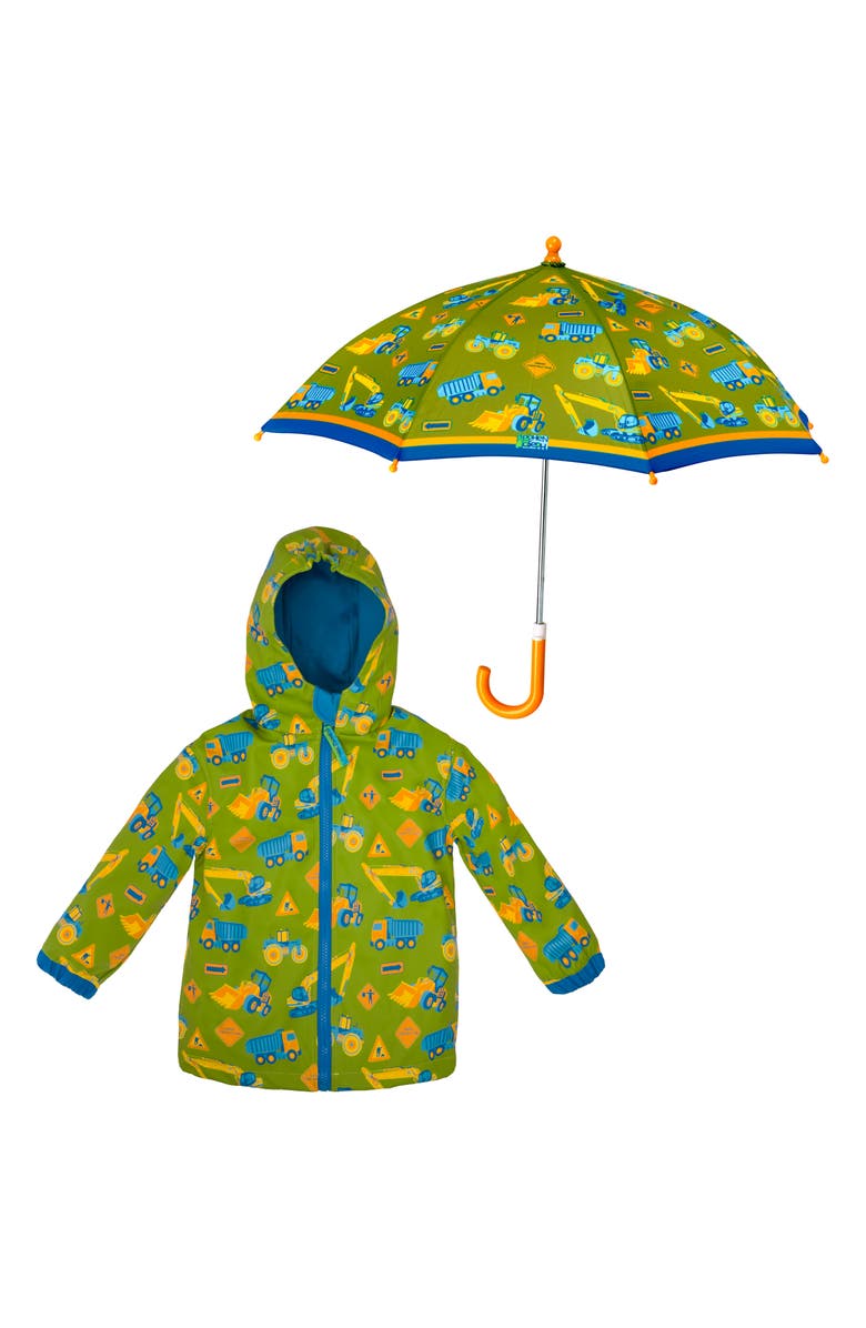 Stephen Joseph Raincoat & Umbrella Set, Main, color,
