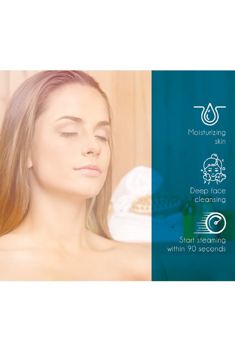 Facial Steamer Hot Mist Moisturizing Spa, Alternate, color, White