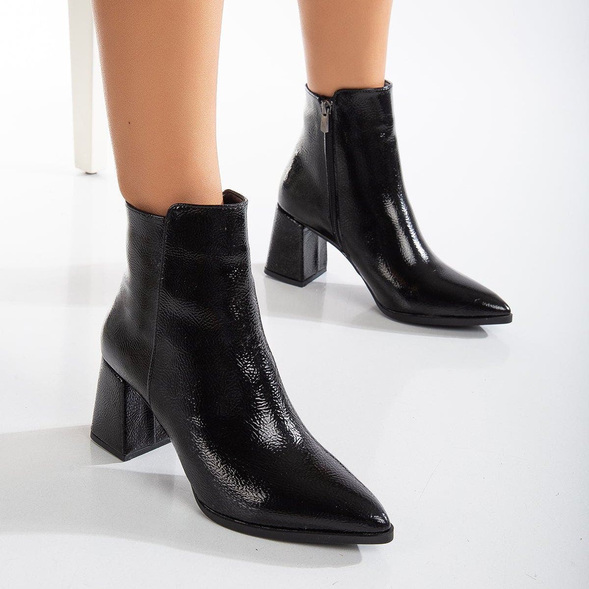 Forever & Always Shoes Edith Pointed Toe Ankle Boots, Alternate, color, 