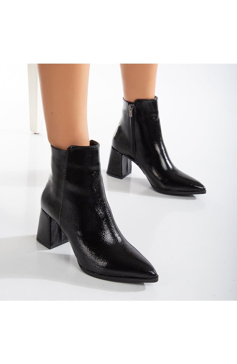 Forever & Always Shoes Edith Pointed Toe Ankle Boots, Alternate, color,
