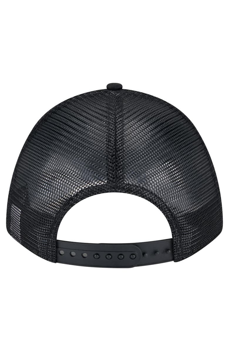 New Era Men's New Era Black New York Yankees Gradient 9FORTY A-Frame M-Crown Trucker Adjustable Hat, Alternate, color, Black