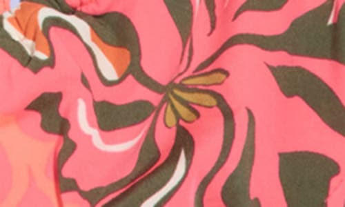 Maaji Twister Jade Bikini Top In Pink Multi