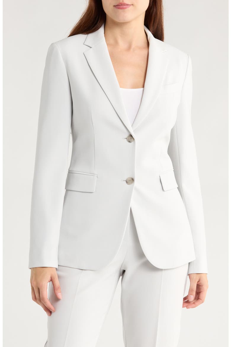 Classic Modern Crepe Blazer, Main, color, LUNAR ROCK
