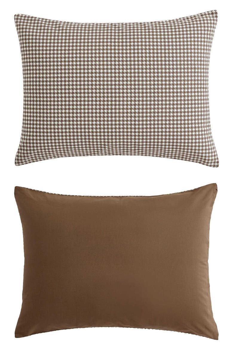Harrison Reversible Comforter & Sham Set, Alternate, color, BROWN MULTI