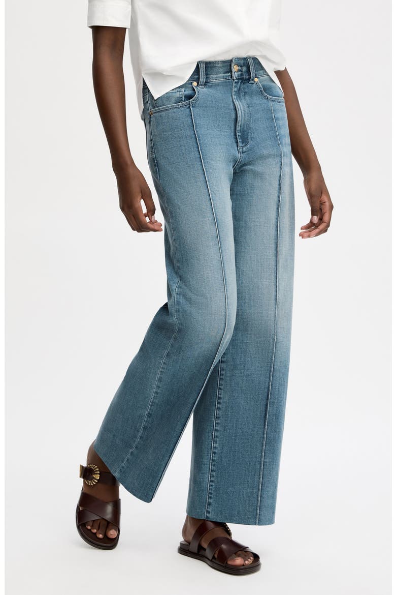 High Waist Wide Leg Trouser Jeans, Main, color, POPPY INDIGO WASH