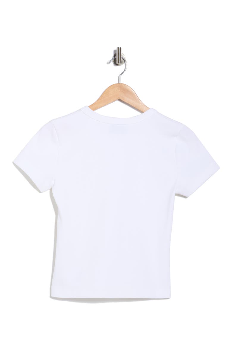 Fitted Tee, Alternate, color, BRIGHT WHITE