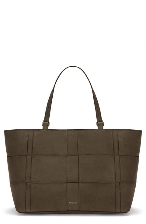 The Florence Woven Leather Tote